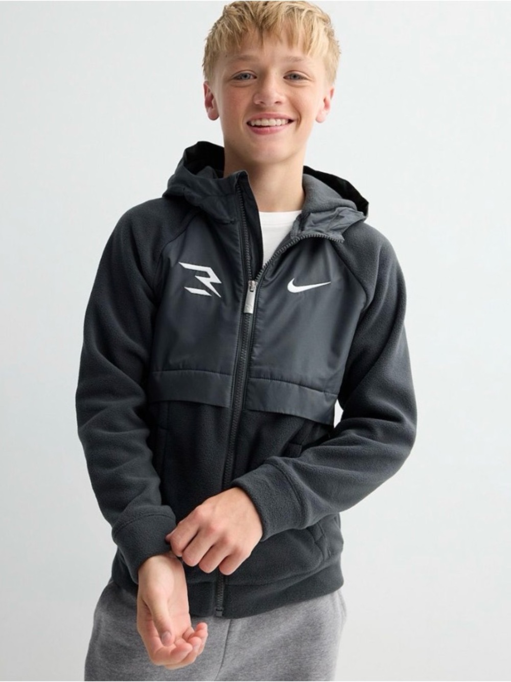 Nike Kids Boys 3Brand Russell Wilson Arctic Fleece jacket medium NWT